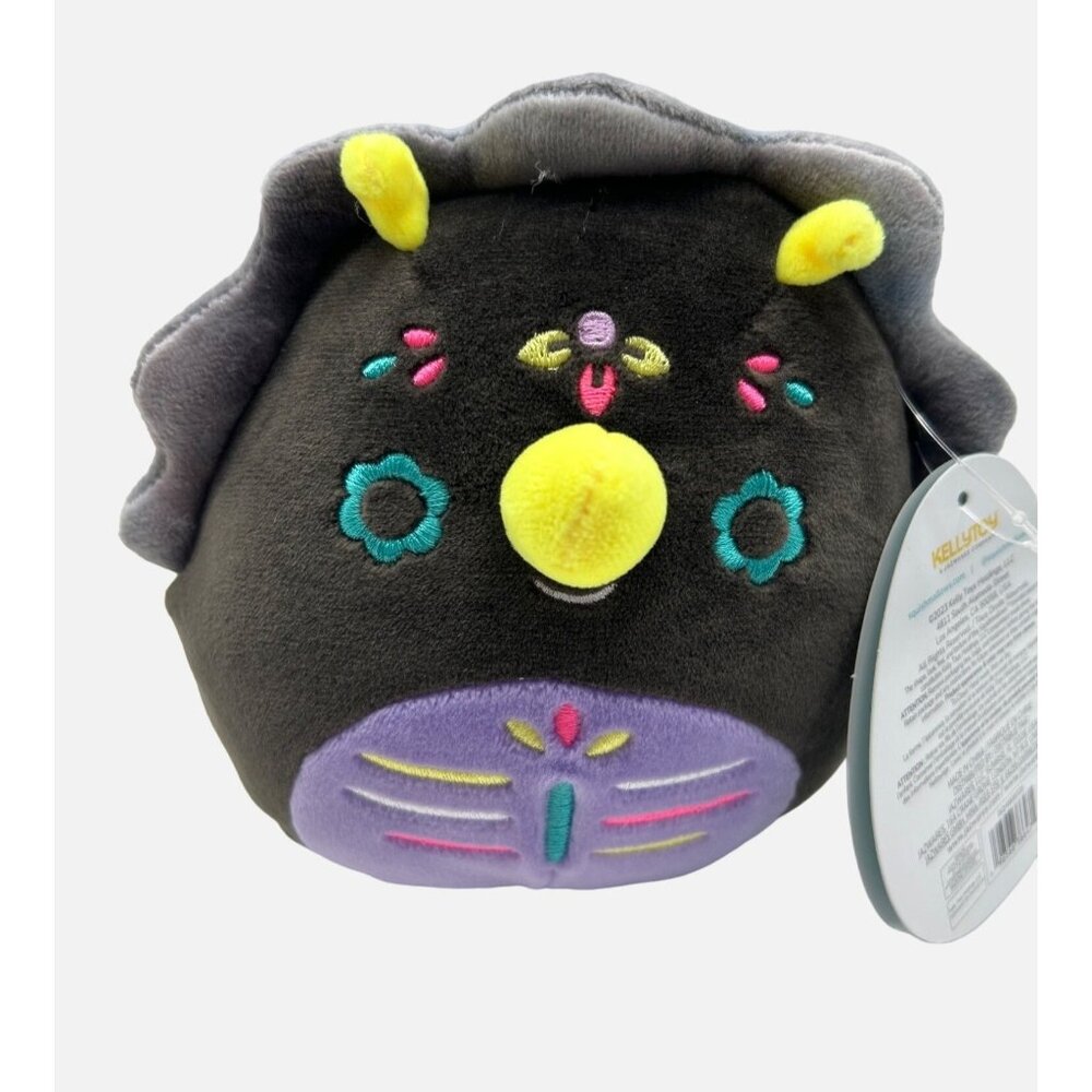 Squishmallows Tetero Triceratops 5" Halloween Day‎ of the Dead 2023 Plush NWT